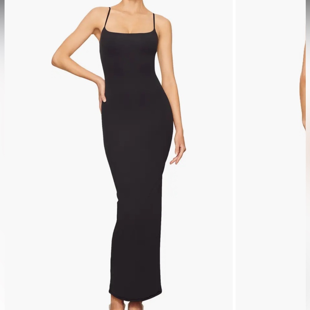 SKIMS Fits Everybody Long Slipdress Color: Onyx NEVER WORN
